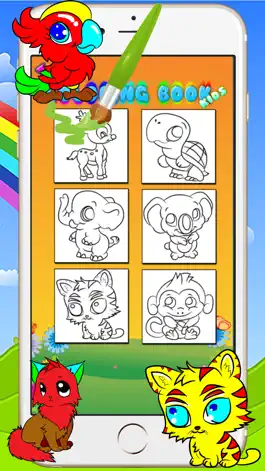 Game screenshot Animal Coloring Books - Drawing Painting  Games For Kids mod apk