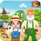 Father Farm Helper baby son girls games