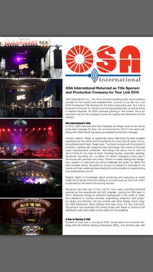 TourLink Magazine - Leaders in Concert and Show Support(圖2)-速報App