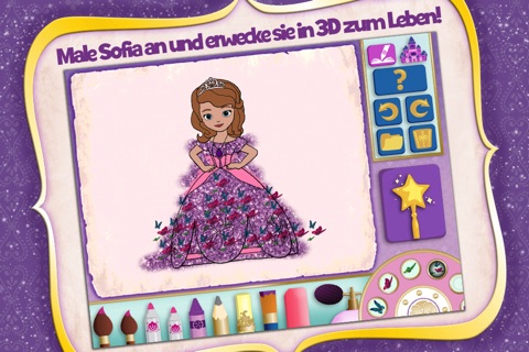 Sofia the First Color and Play screenshot 2