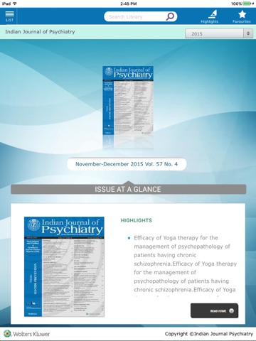 Indian Journal of Psychiatry screenshot 3