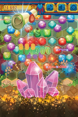 Jewels Miner Dash Hexagon screenshot 3
