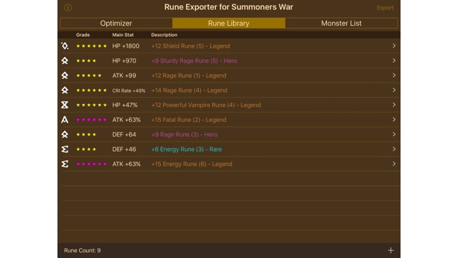 Rune Exporter for Summoners War(圖1)-速報App