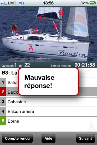 Test de capitaine screenshot 2