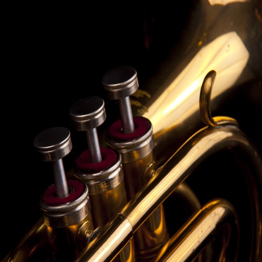 Trumpet simulator for free!! Virtual Trumpet, brass instrument,fingering exercise icon