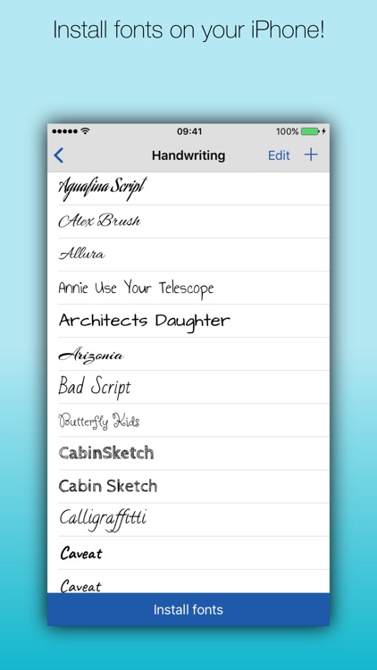 Fonteer - Install fonts (Premium) screenshot-0
