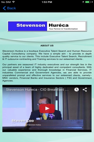 Stevenson Huréca Pte Ltd screenshot 2