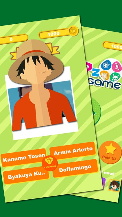 Quiz Game For Anime World Fan : Best Manga Character Cartoon