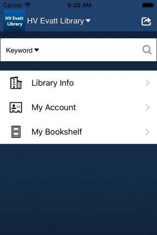 HV Evatt Library screenshot 2