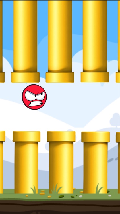 Angry Red Ball Fly - Crazy Adventure In Amazing World - Fun Ball Bounce and Jump