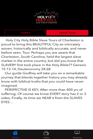 Holy City Holy Bible Tours - Charleston South Carolina Slave Tours screenshot 2