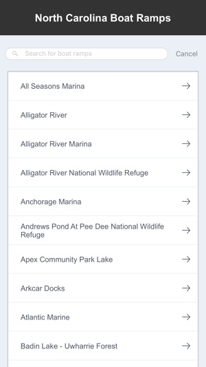 North Carolina Boat Ramps & Fishing Ramps(圖2)-速報App