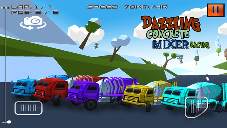 Dazzling Concrete Mixer Racing screenshot-0