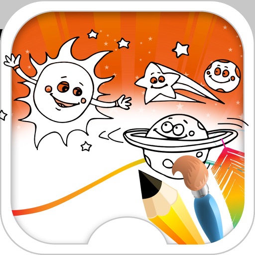 Funny Sky Coloring Book