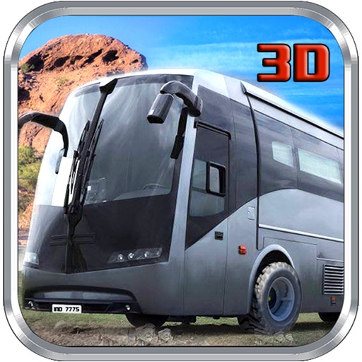 Offroad Bus Driving Icon