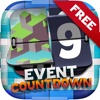 Event Countdown Fashion Wallpaper  - “ Pixels Art ” Free