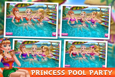 Princess Pool Party Game screenshot 4