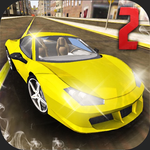 Car Simulator 3D 2016: Driver - Open World Simulation and Car Racing Game on Traffic Icon