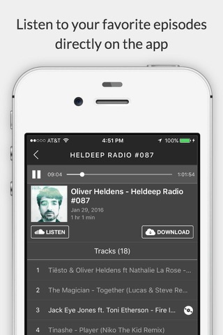 Heldeep Radio Track Finder screenshot 2