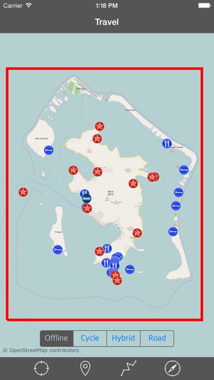 BORA BORA – GPS Travel Map Offline Navigator