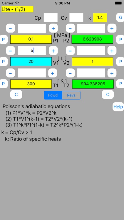 Adiabatic Calculator Mini Lite screenshot-3