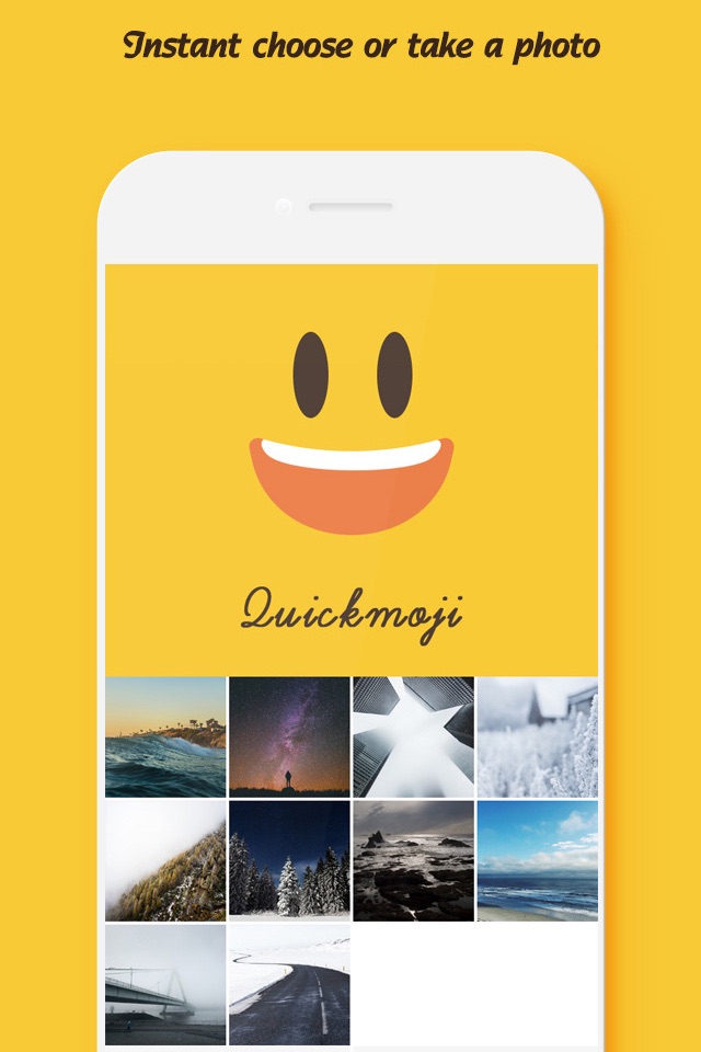 QuickMoji - add emoji  on you photo screenshot 2