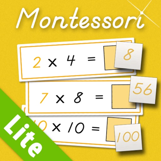 Multiplication Tables LITE - A Montessori Approach to Math iOS App