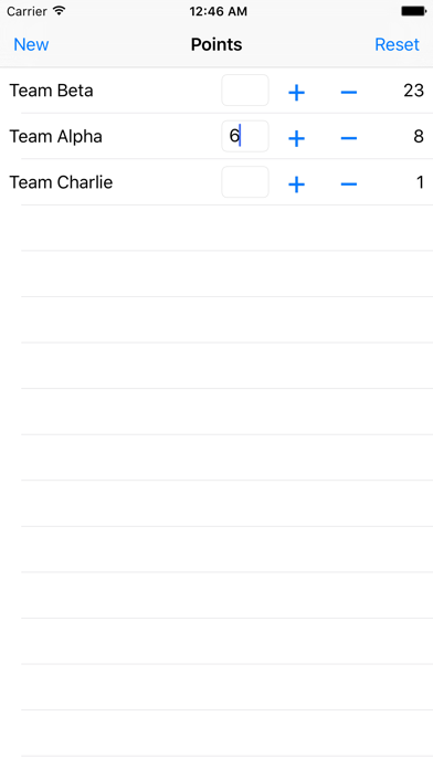 How to cancel & delete Points - Scoresheet from iphone & ipad 2