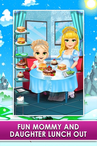 Frozen Mommy's Ice Baby Salon - beauty queen wedding spa & princess make-up games for kids! screenshot 3