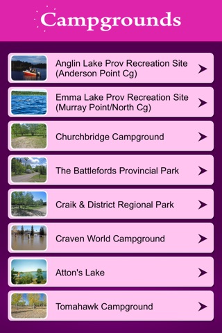 Saskatchewan Campgrounds and RV Parks screenshot 2