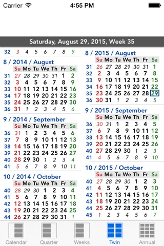 Flowing Calendar HD Lt screenshot 3