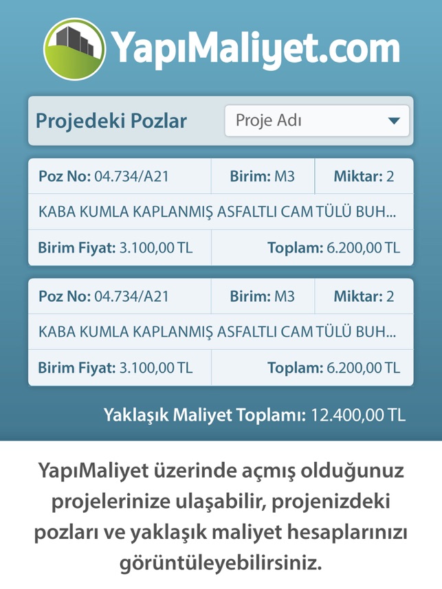 YapıMaliyet Tablet(圖4)-速報App