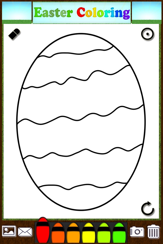 Easter Bunny Eggs ColoringBook FREE screenshot 2