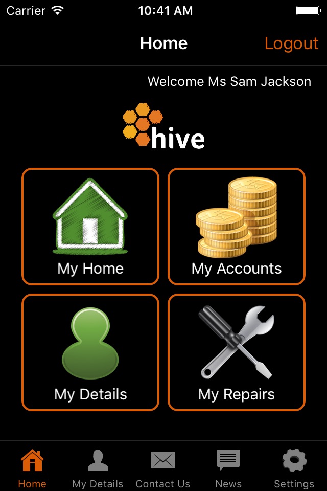 Hive Customer App screenshot 2