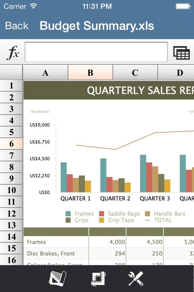 My Spreadsheet-For Ms Office Excel Pro screenshot 4