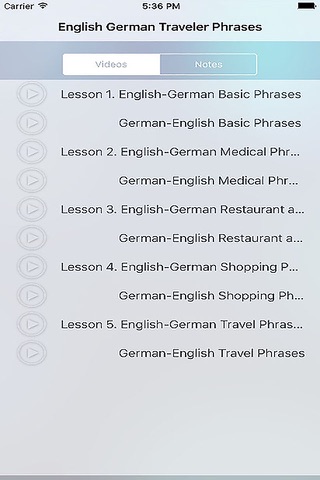 English German Traveler Phrases screenshot 2
