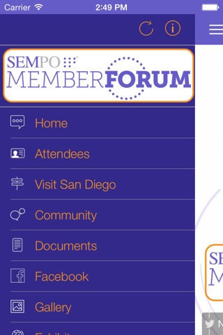 SEMPO 2016 Member Forum screenshot 2