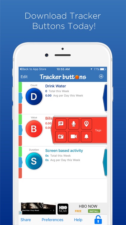 Tracker Buttons Pro - Life Tracker screenshot-4