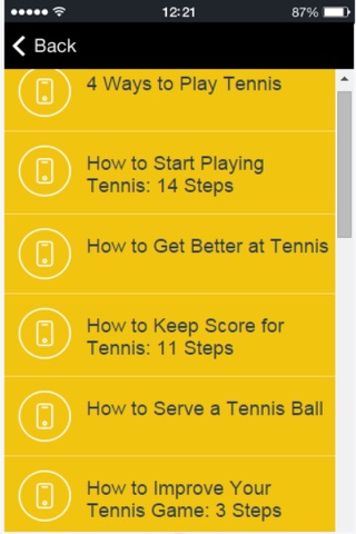Tennis Lessons - Learn Tennis Strategy and Tactics screenshot 3