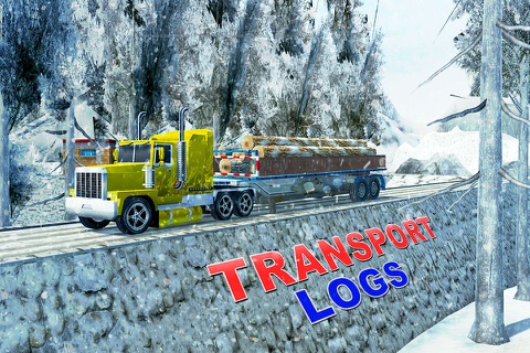 Off-road Snow Truck Transporter 3D – An Euro trailer simulation game screenshot 2