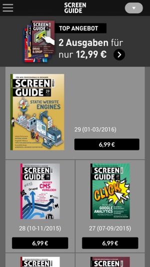 SCREENGUIDE: Das Magazin für Web-Professionals & Designer(圖3)-速報App