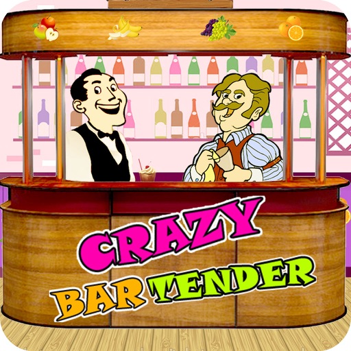 Crazy Bartender Shop - Food,Drinking & cooking games Icon