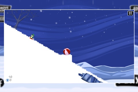 Penguin Winter Fun : The Snowboard Sport Crazy Cold Race - Gold screenshot 2