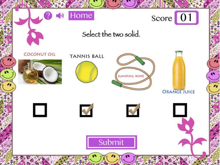 Identify Solids and Liquids