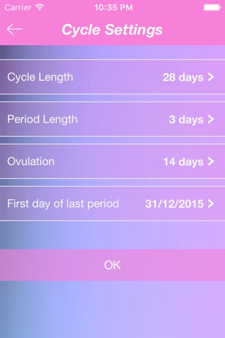 My Cycle, Fertility & Ovulation tracker screenshot 3