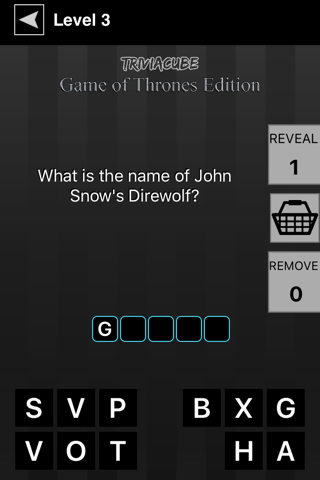 TriviaCube: Trivia for Game of Thrones screenshot 2