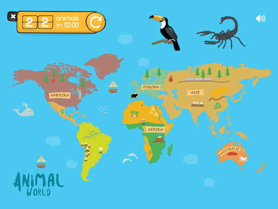 Screenshot #5 pour Animal Continents