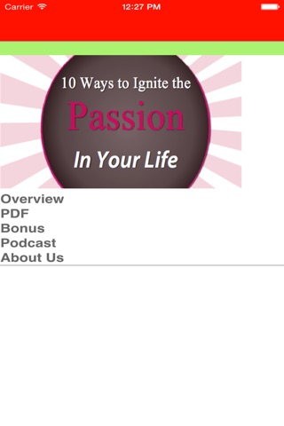 Ignite the Passion In Your Life screenshot 2