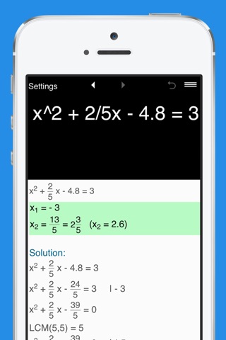 Quadratic Equation Solver with Steps screenshot 2