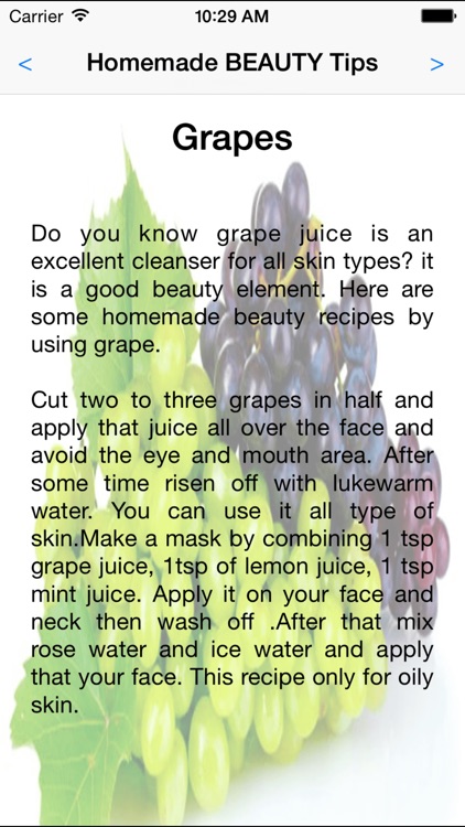 Homemade BEAUTY Tips